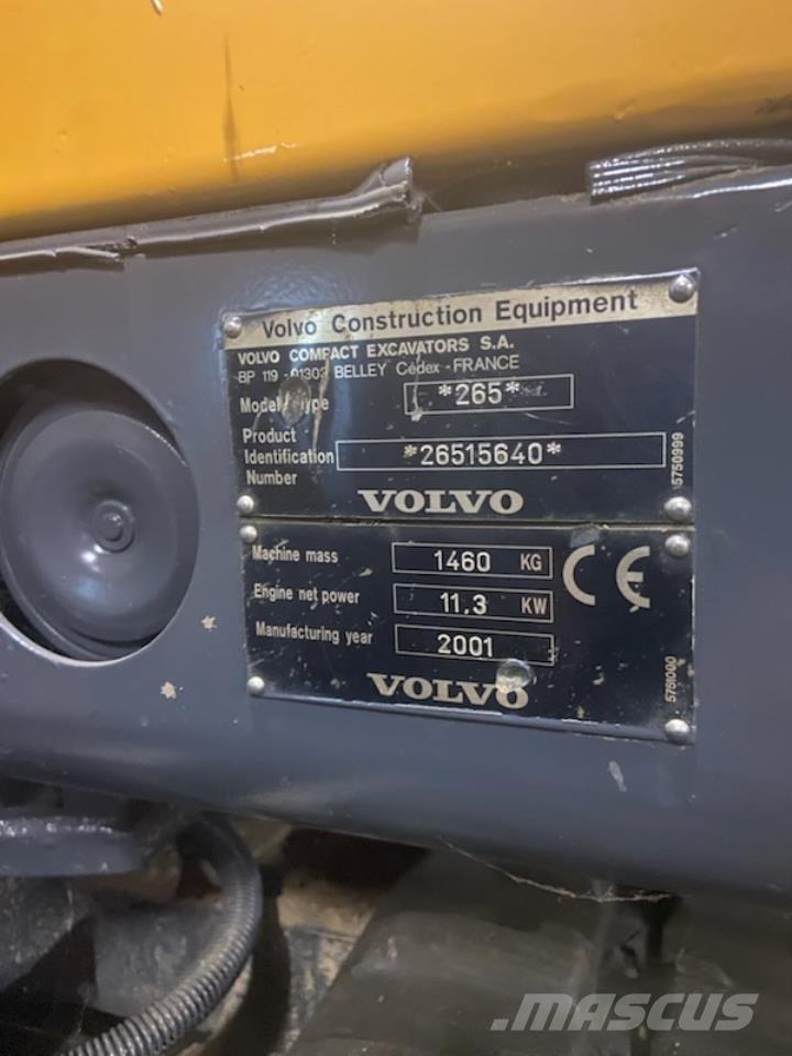 Volvo EC 15 Εκσκαφάκι (διαβολάκι) < 7t