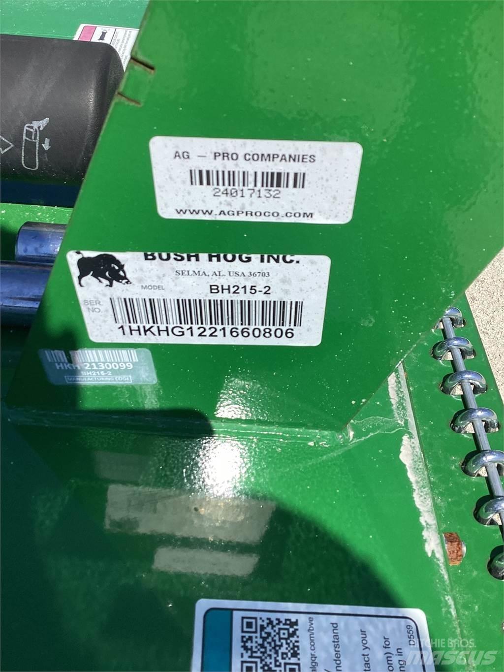Bush Hog BH215 Τεμαχιστές, κόπτες και ξετυλιχτές δεμάτων