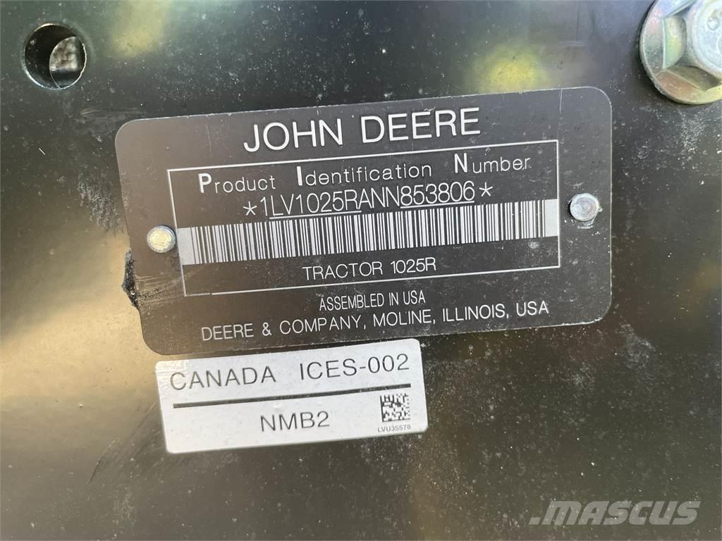 John Deere 1025R Τρακτέρ μικρών διαστάσεων