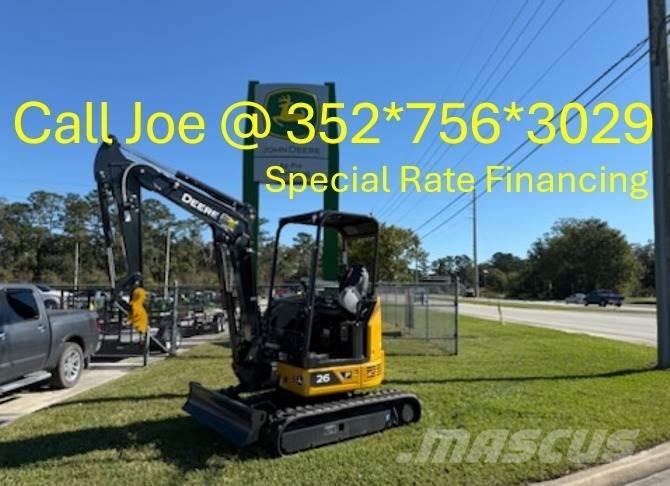 John Deere 26 P Εκσκαφάκι (διαβολάκι) < 7t