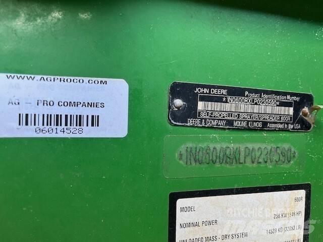 John Deere 600R Ρυμουλκούμενα ψεκαστικά
