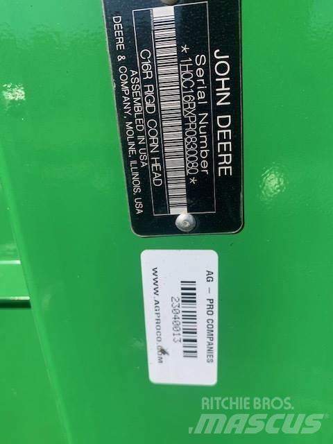 John Deere C16R Εξαρτήματα θεριζοαλωνιστικών μηχανών