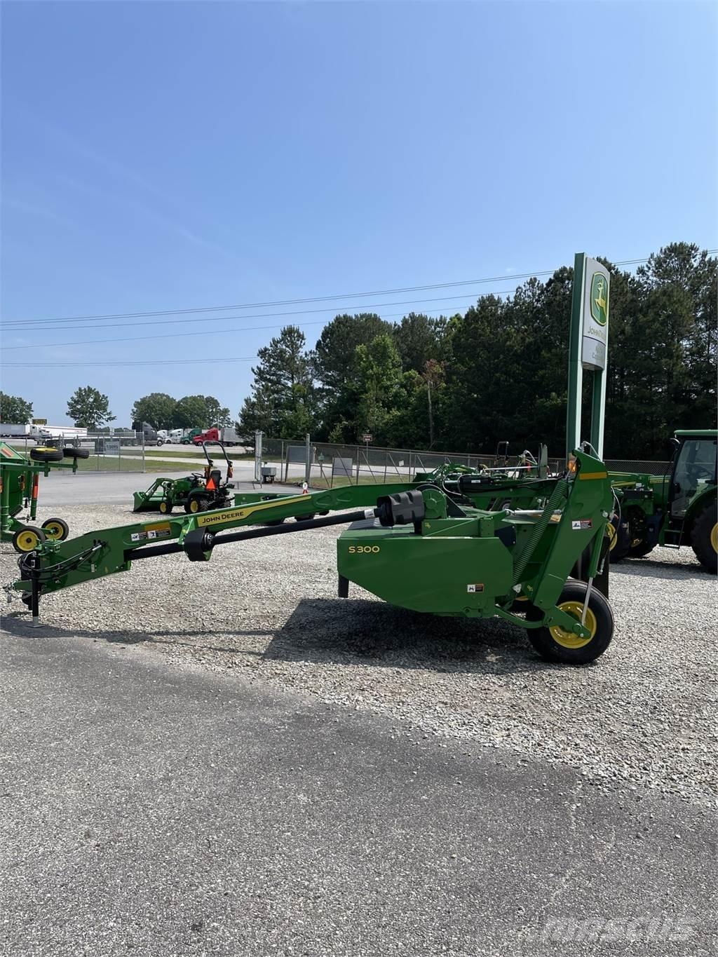 John Deere S300 Χορτοκοπτικά-διαμορφωτές