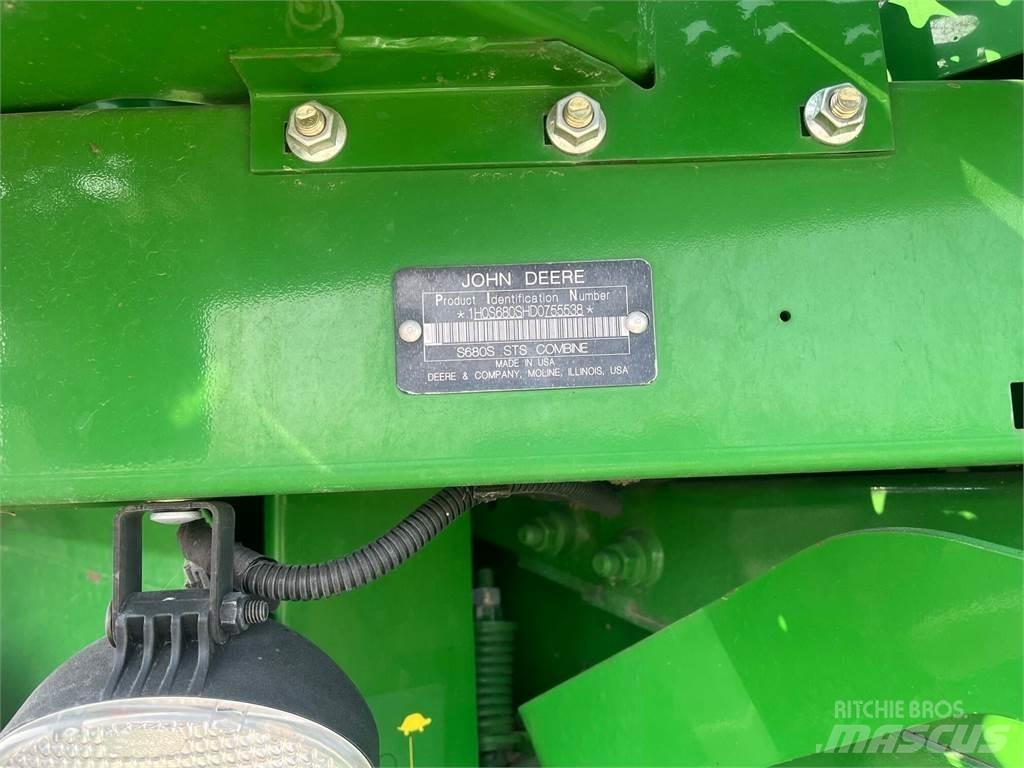 John Deere S680 Θεριζοαλωνιστικές μηχανές