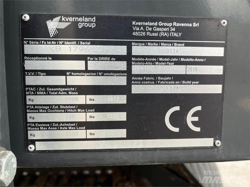 Kubota BV4160E Πρέσες κυλινδρικών δεμάτων