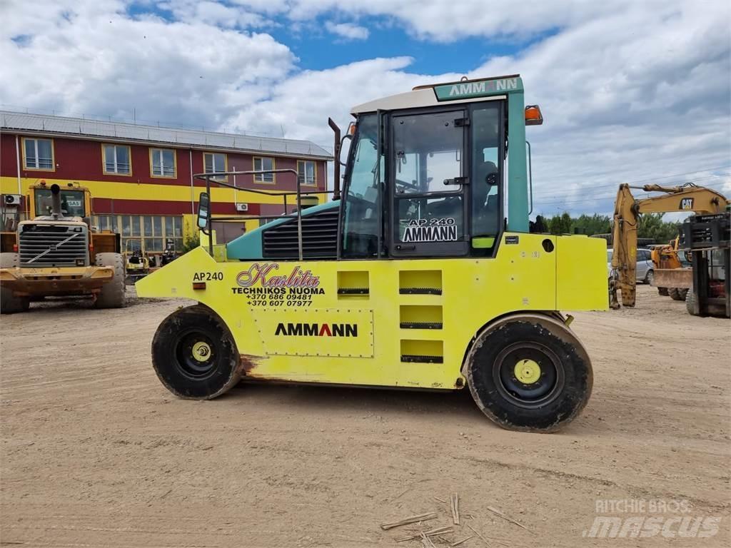 Ammann AP240 Κύλινδροι με επίσωτρα με αέρα