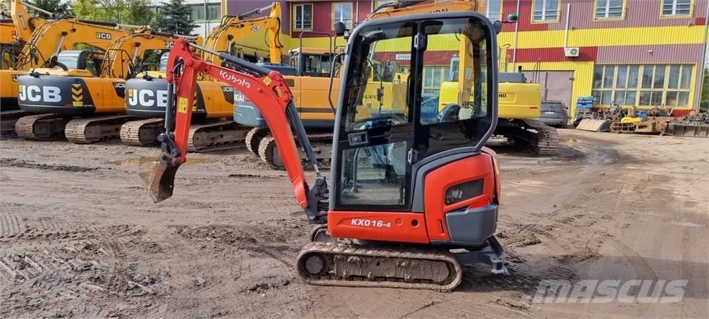 Kubota KX 016-4 Εκσκαφάκι (διαβολάκι) < 7t
