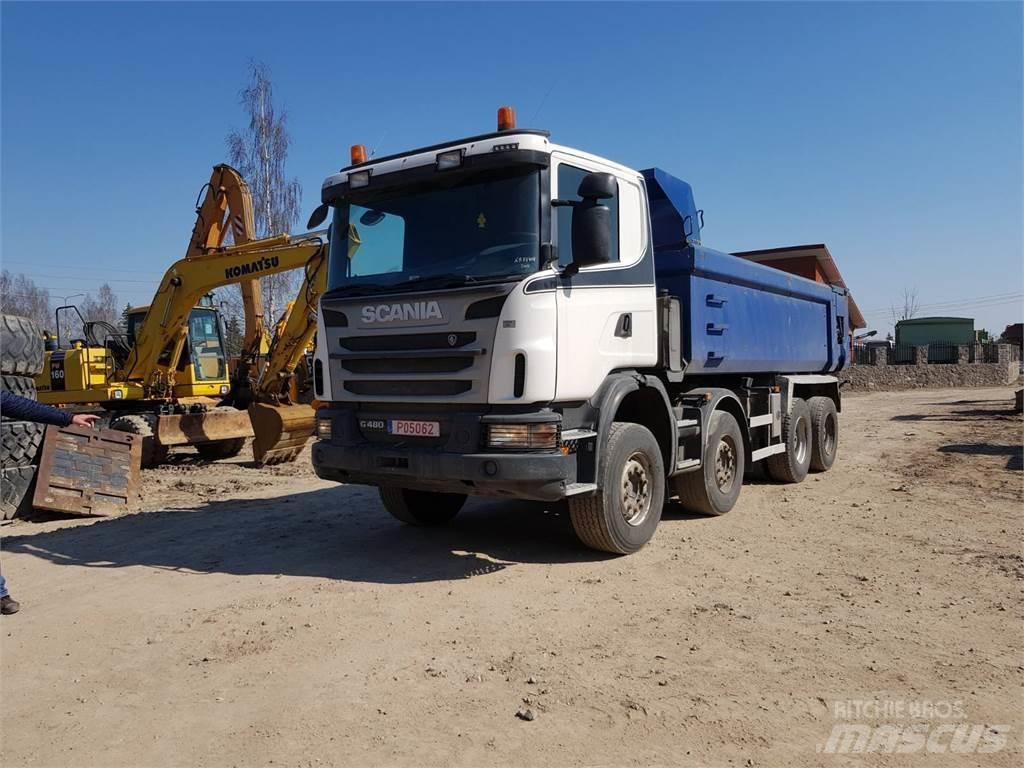 Scania G480 8x4 Φορτηγά φόρτωσης κάδων
