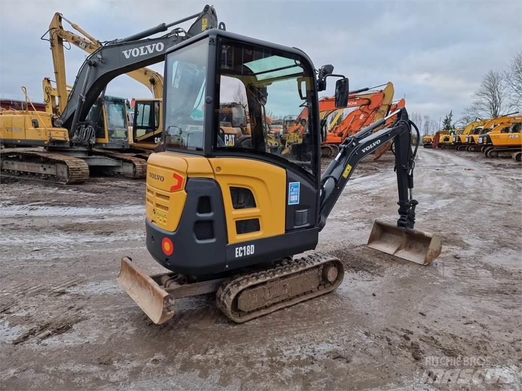 Volvo EC18D Εκσκαφάκι (διαβολάκι) < 7t