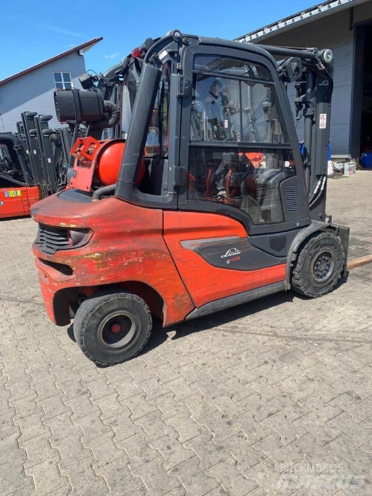 Linde H 35 T-01 Περονοφόρα ανυψωτικά κλαρκ με φυσικό αέριο LPG