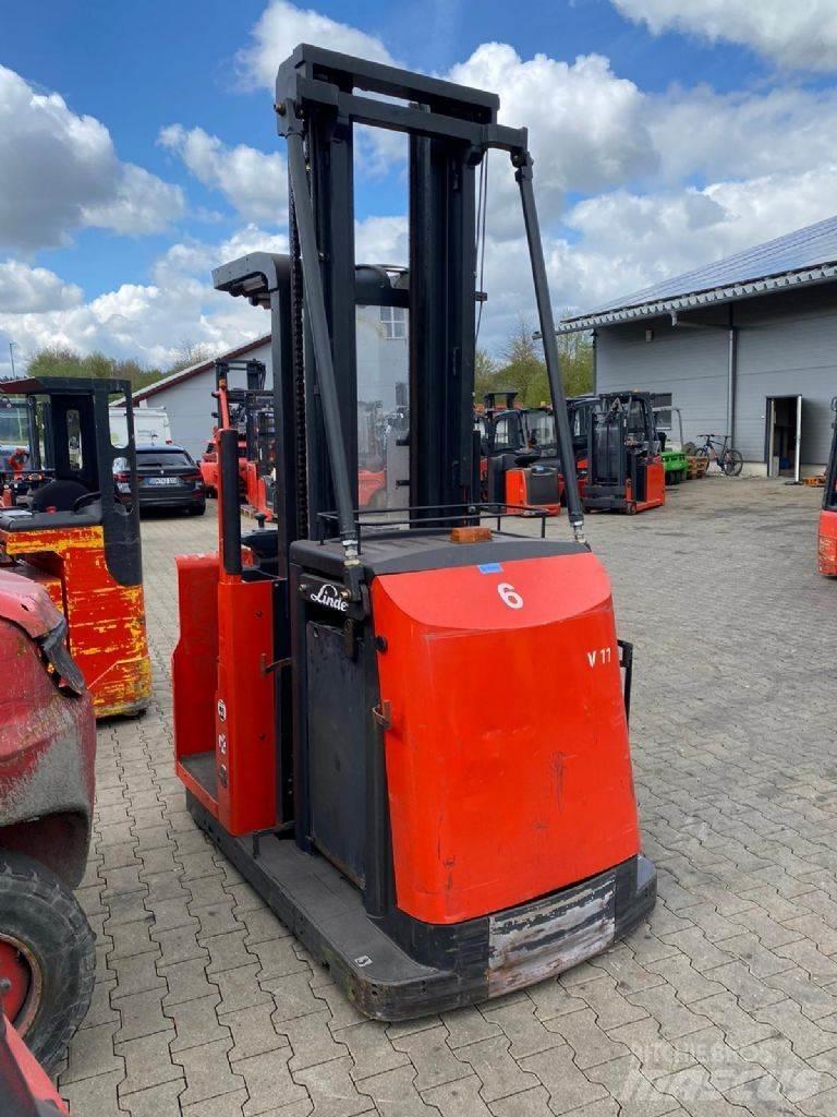 Linde V 11 015 Περονοφόρο ανυψωτικό συλλογής παραγγελιών μεσαίου ύψους
