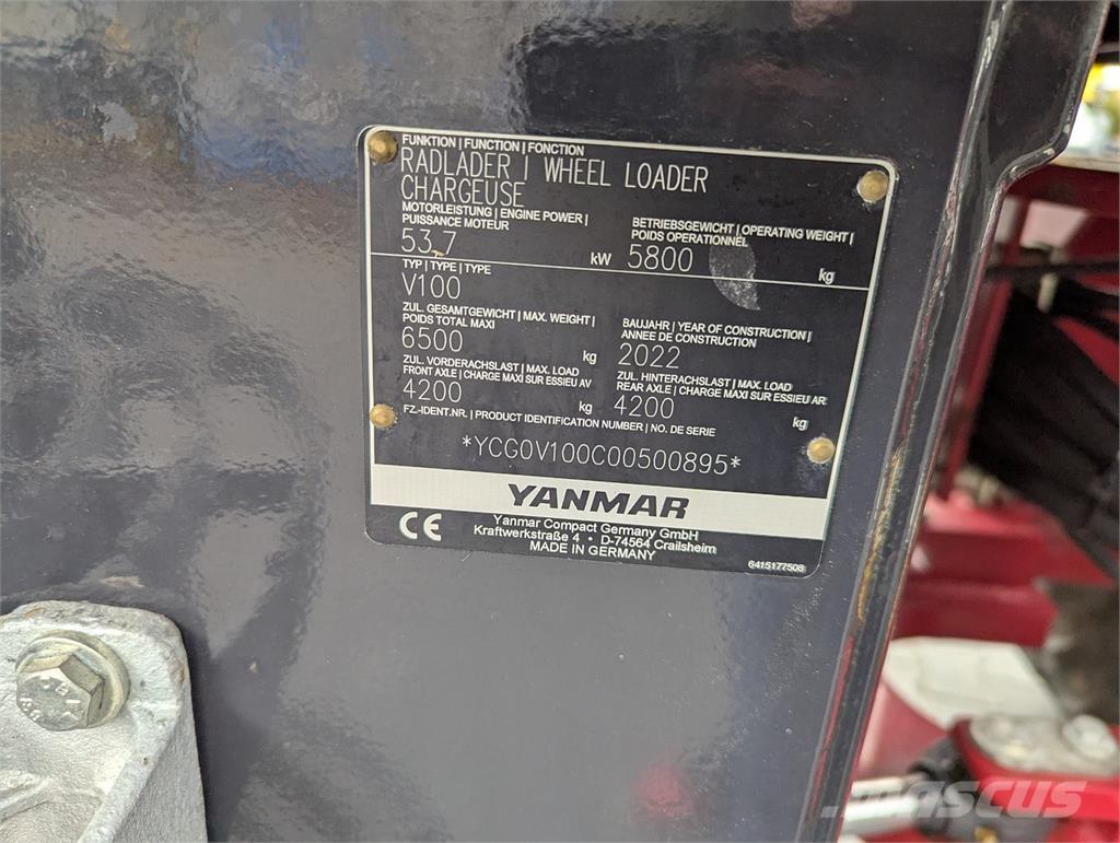 Yanmar V100 Φορτωτές με λάστιχα (Τροχοφόροι)