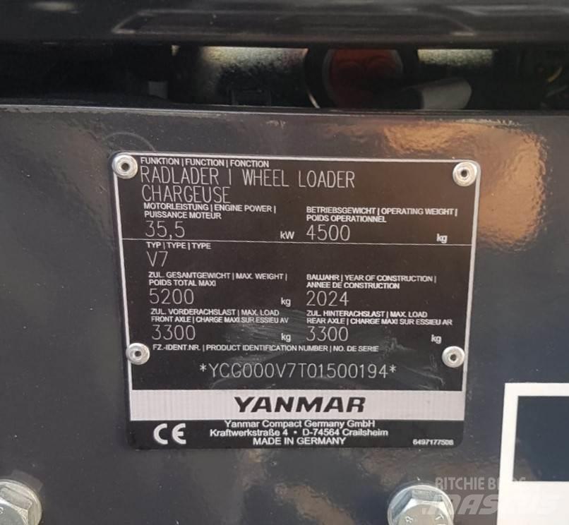 Yanmar V7 HW Φορτωτές με λάστιχα (Τροχοφόροι)