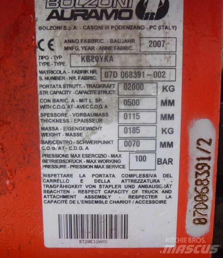 Bolzoni KB20YKA Χειρισμός Υλικών - Άλλα