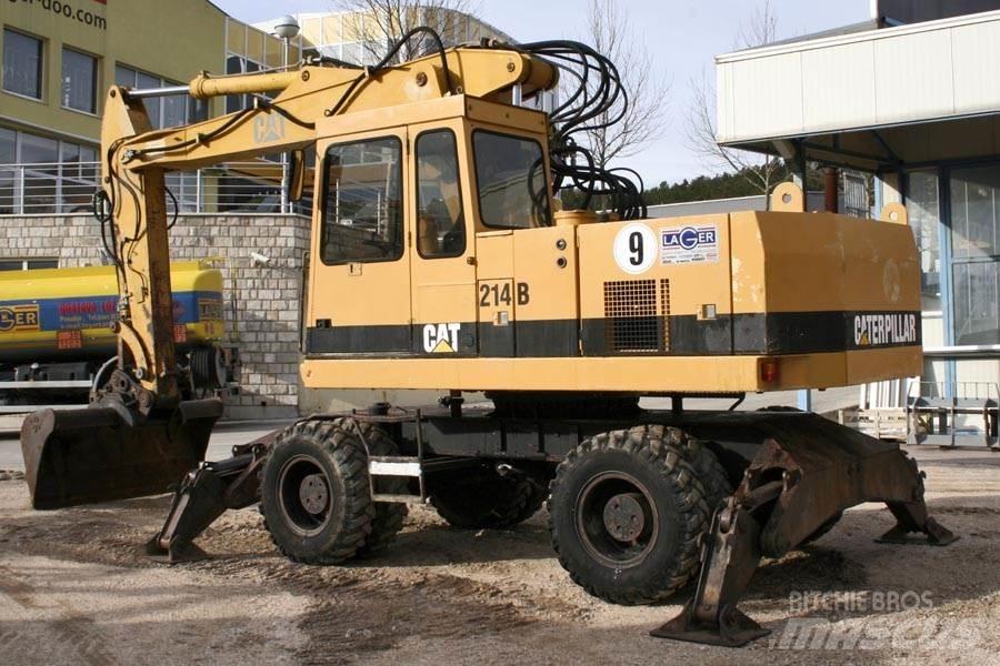 CAT 214B Εκσκαφείς με τροχούς - λάστιχα
