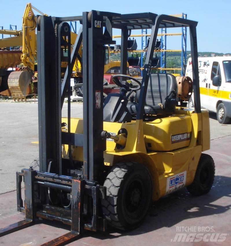 CAT GP20 Περονοφόρα ανυψωτικά κλαρκ με φυσικό αέριο LPG