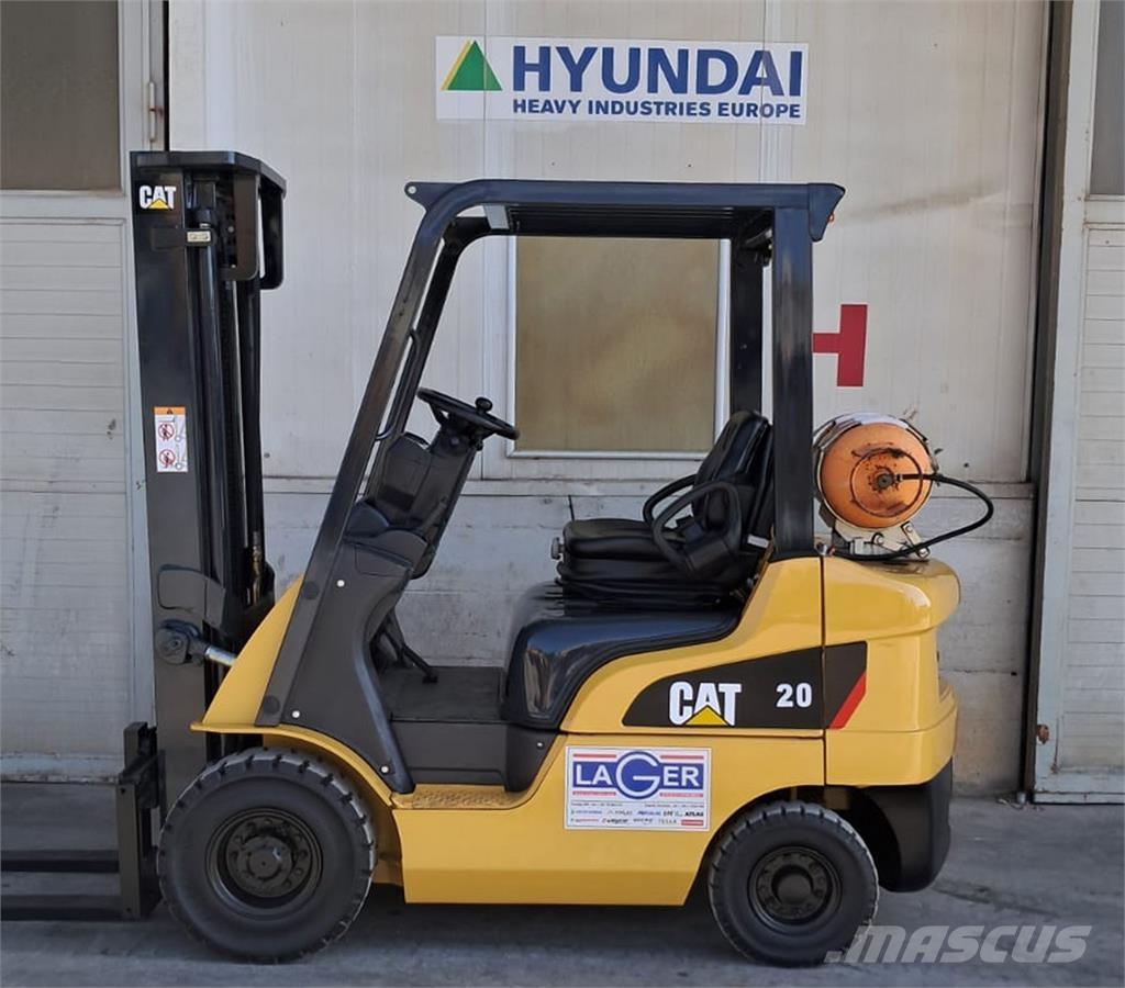 CAT GP20CN Περονοφόρα ανυψωτικά κλαρκ με φυσικό αέριο LPG