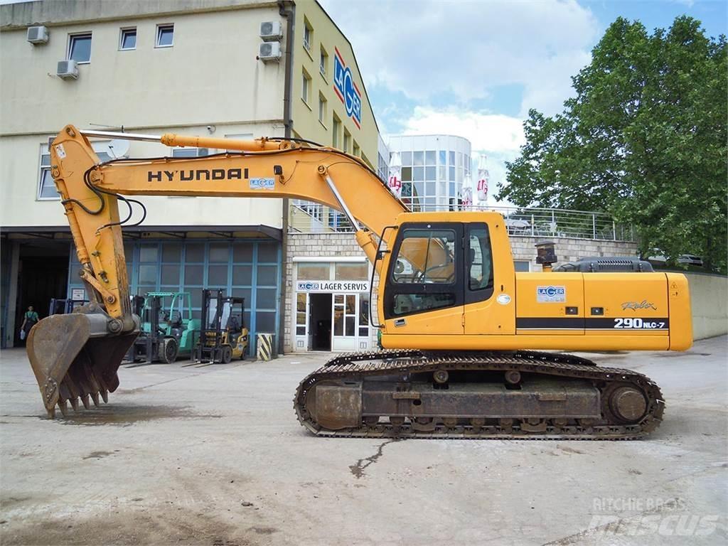 Hyundai R290NLC-7 Εκσκαφείς με ερπύστριες