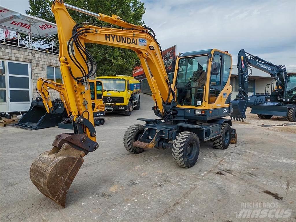 Hyundai R55W-9 Εκσκαφάκι (διαβολάκι) < 7t