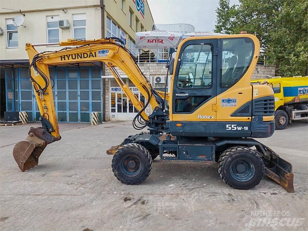 Hyundai R55W-9 Εκσκαφάκι (διαβολάκι) < 7t