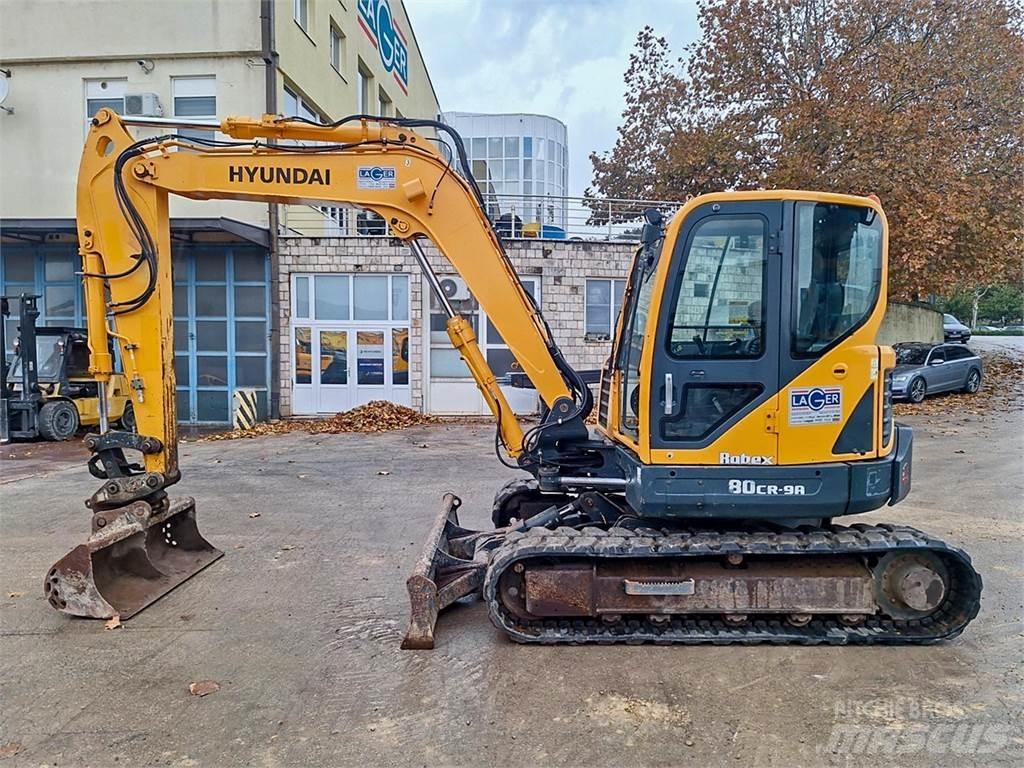 Hyundai R80CR-9A Εκσκαφάκι (διαβολάκι) < 7t