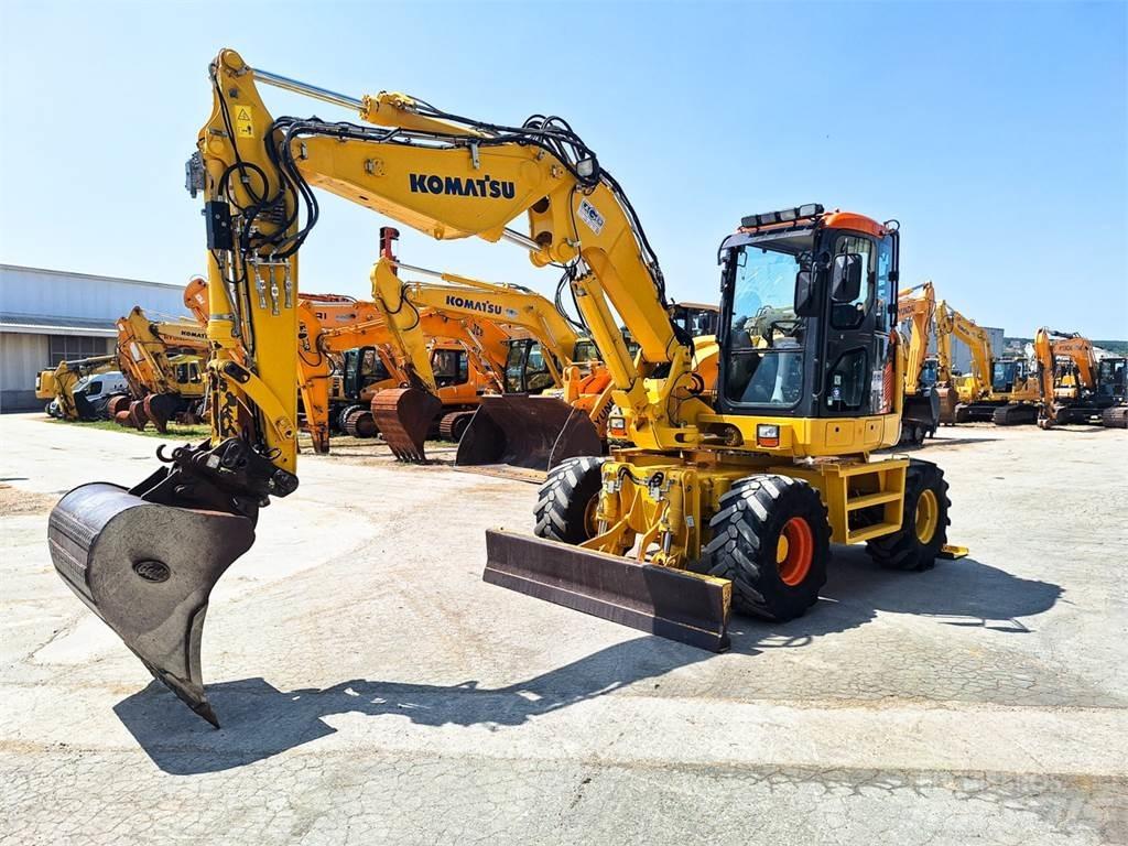 Komatsu PW118MR-8 Εκσκαφείς με τροχούς - λάστιχα