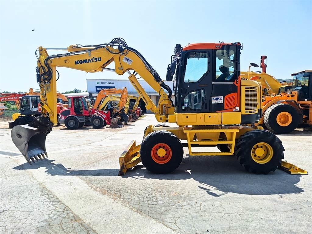Komatsu PW118MR-8 Εκσκαφείς με τροχούς - λάστιχα