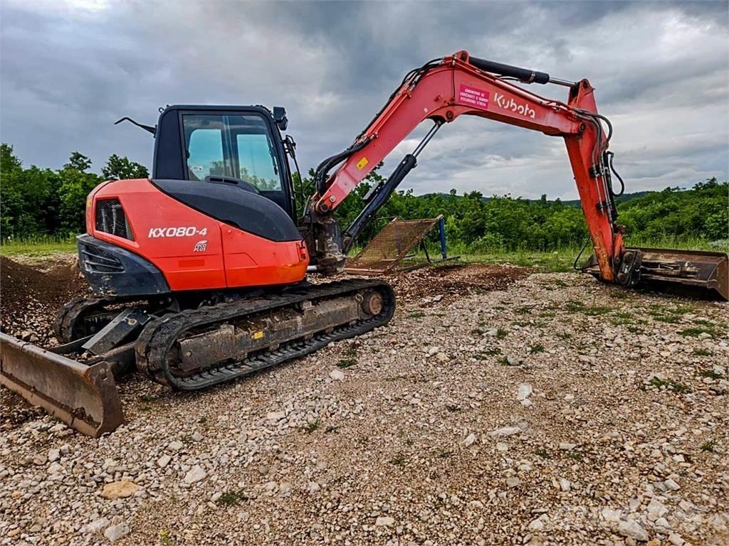 Kubota KX080-4 Εκσκαφάκι (διαβολάκι) < 7t