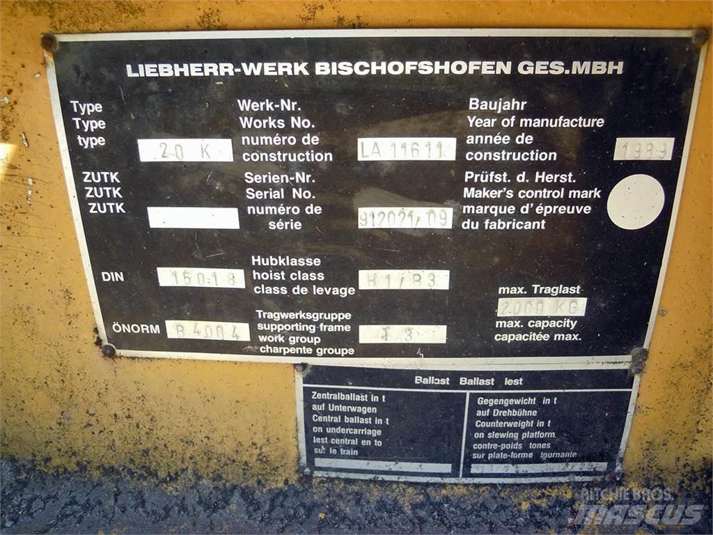 Liebherr 20K Πυργογερανοί