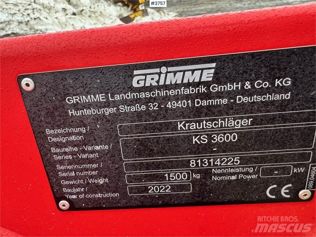 Grimme KS3600 Άλλα εξαρτήματα