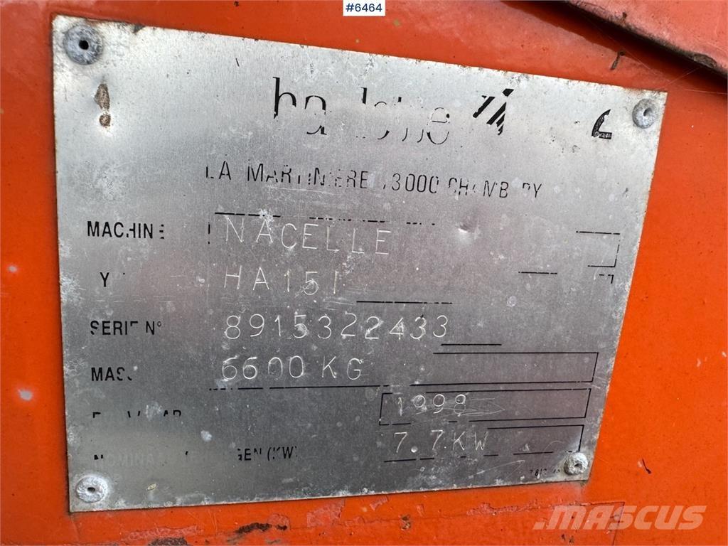 Haulotte HA 15 I Άλλοι ανυψωτήρες και πλατφόρμες