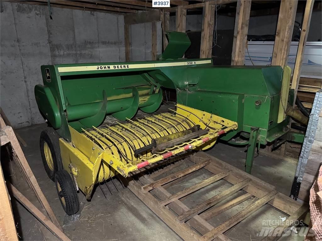 John Deere 332 A Λοιπός εξοπλισμός συγκομιδής