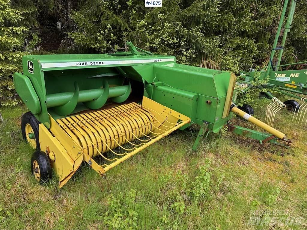 John Deere 332 A Λοιπός εξοπλισμός συγκομιδής