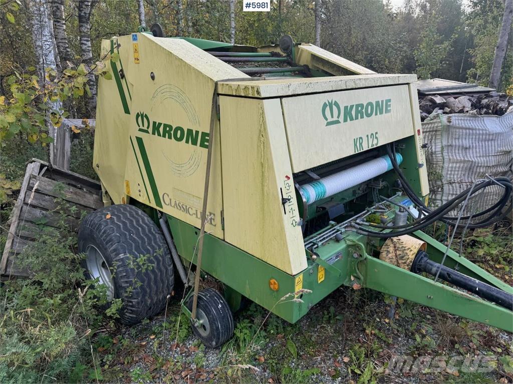 Krone KR 125 Λοιπός εξοπλισμός συγκομιδής