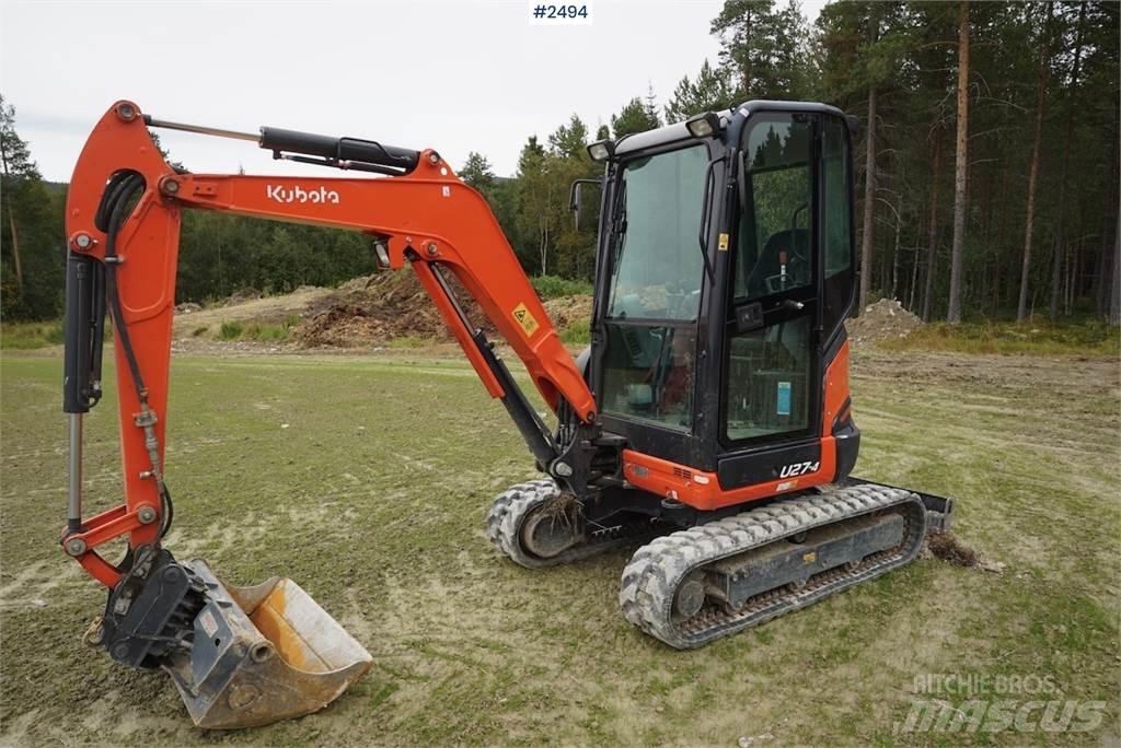 Kubota U27-4 Εκσκαφείς με ερπύστριες