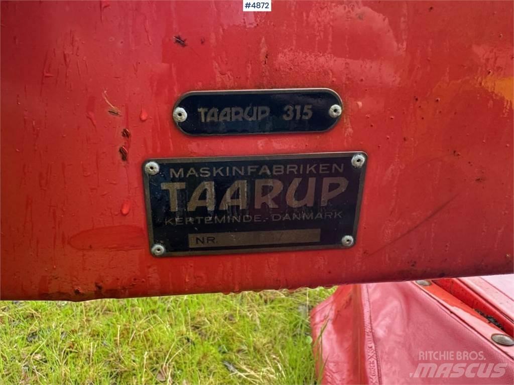 Taarup 315 Λοιπός εξοπλισμός συγκομιδής