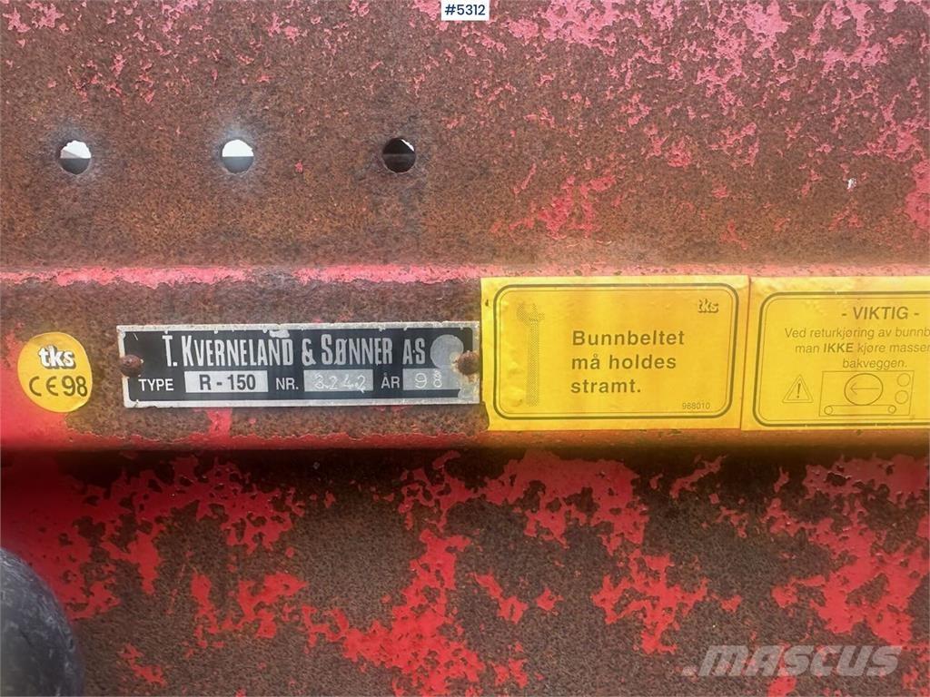 TKS R-150 Λοιπός εξοπλισμός συγκομιδής