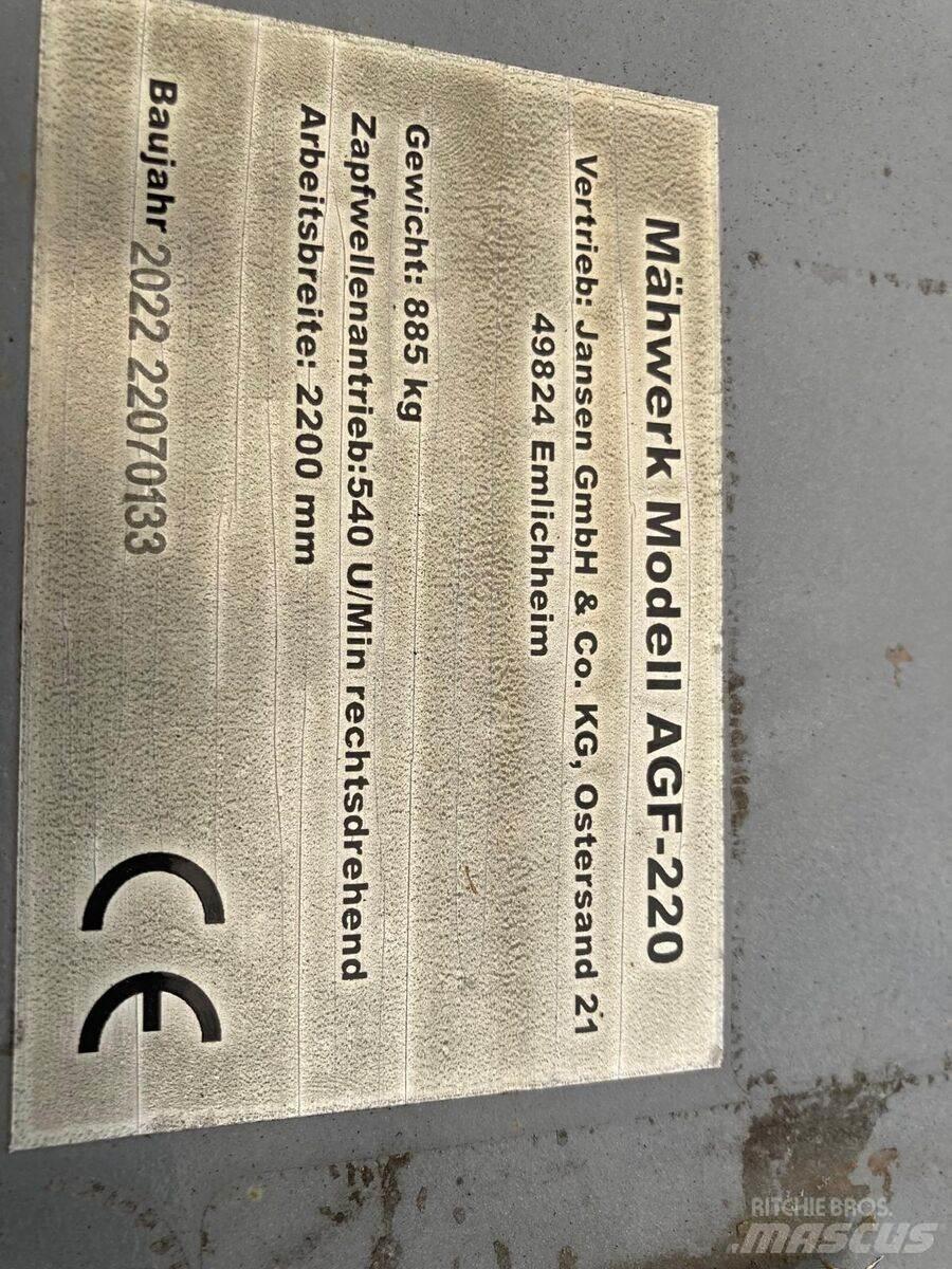  AGF 220 Χορτοκοπτικά και κορυφολόγοι βοσκοτόπων