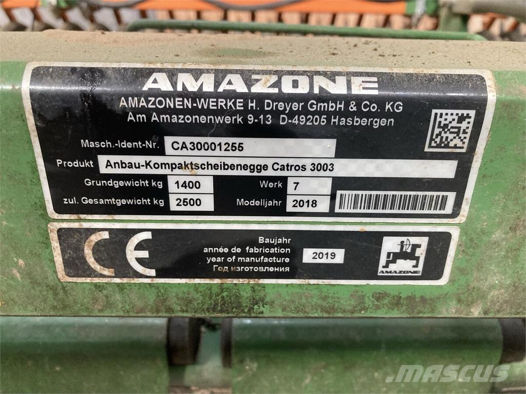 Amazone Catros 3003 Δισκοσβάρνες