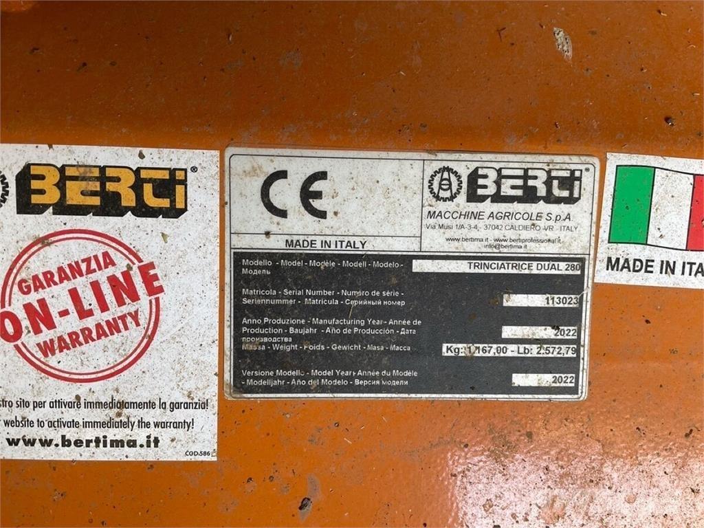 Berti Dual 280 Χορτοκοπτικά και κορυφολόγοι βοσκοτόπων