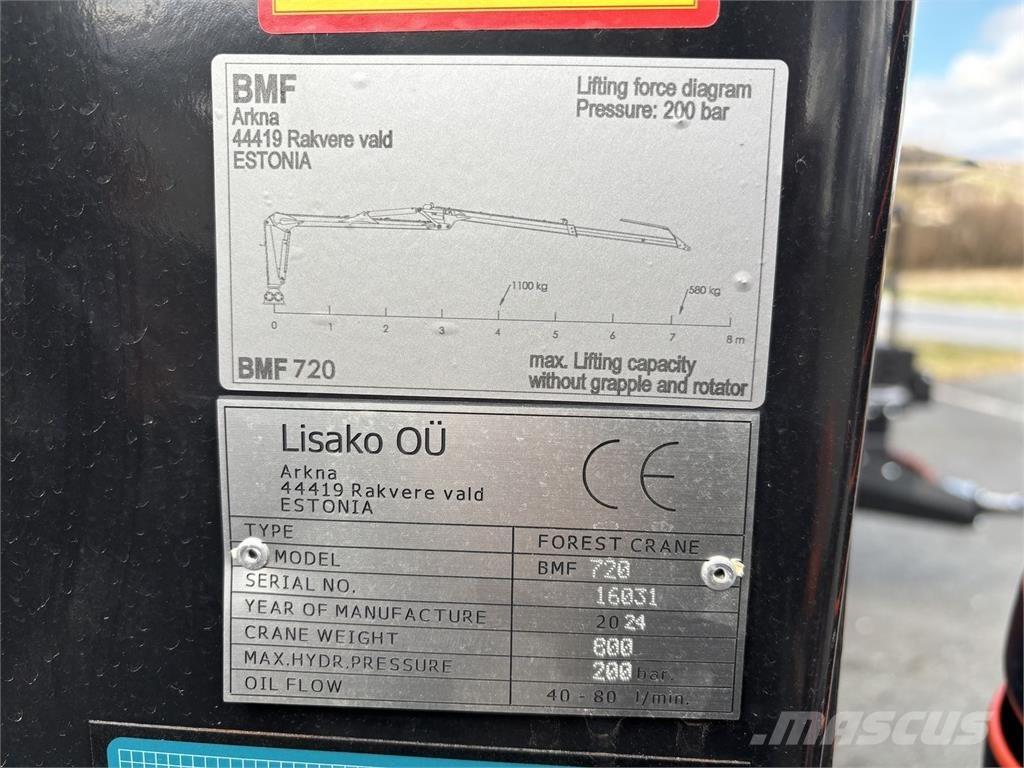 BMF 10T2+720 Ρυμούλκες δασοπονίας