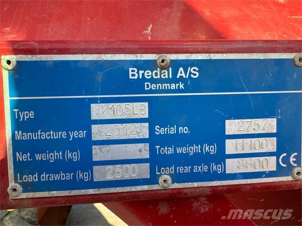 Bredal K105LB Άλλες μηχανές λιπασμάτων και εξαρτήματα