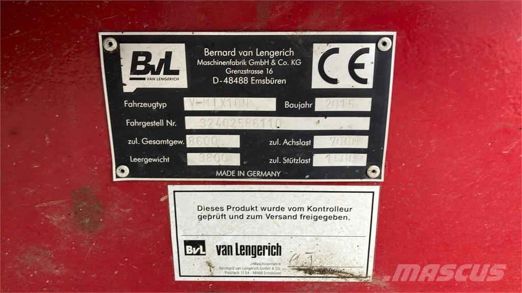 BvL V-MIX 10N Άλλα γεωργικά μηχανήματα