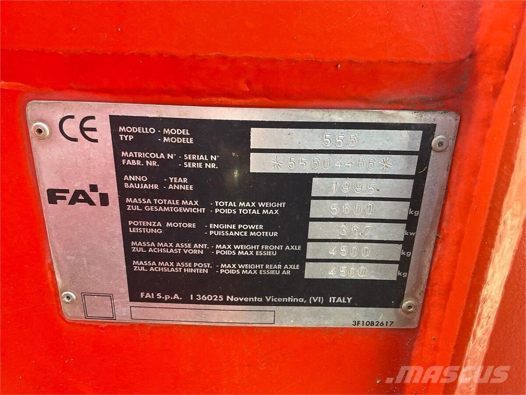 Fai 556 Εμπρόσθιοι φορτωτές και σκαπτικά