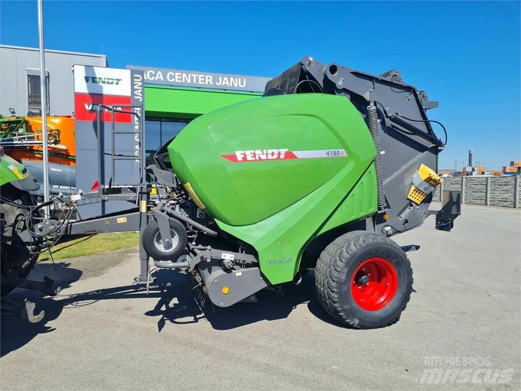 Fendt 4180 V XTRA Πρέσες κυλινδρικών δεμάτων