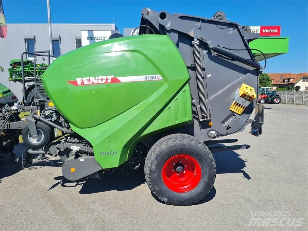 Fendt 4180 V XTRA Πρέσες κυλινδρικών δεμάτων