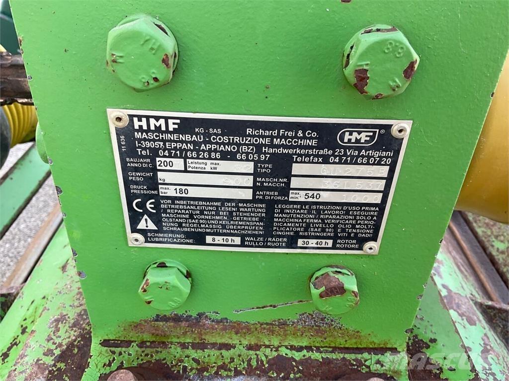  GU 275 Χορτοκοπτικά και κορυφολόγοι βοσκοτόπων