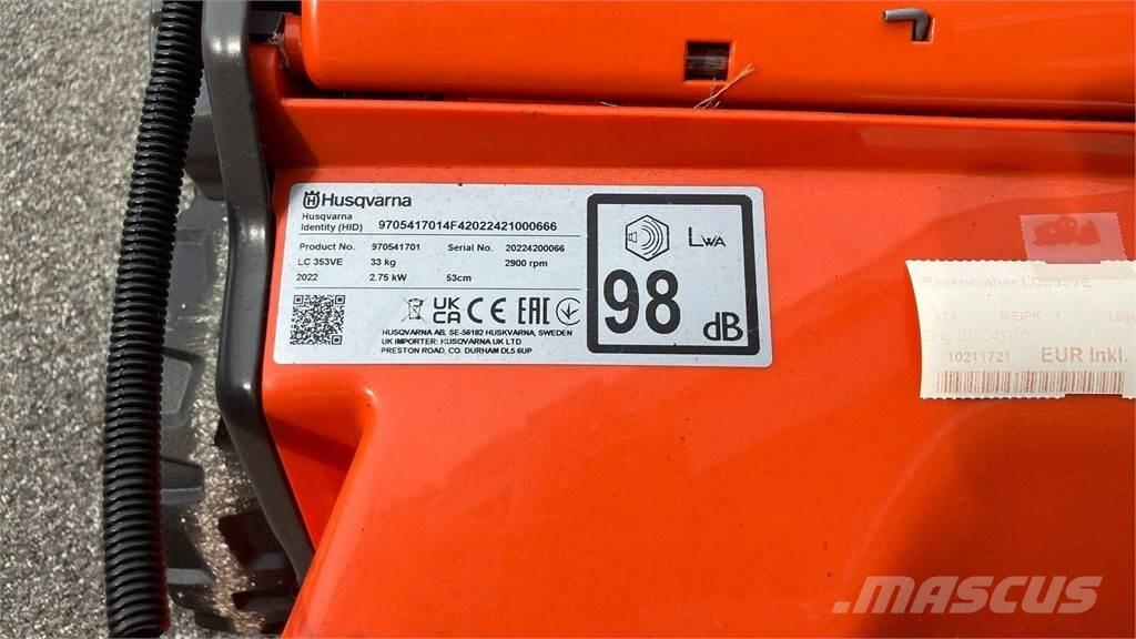 Husqvarna LC 353VE Χορτοκοπτικά με καθιστό χειριστή