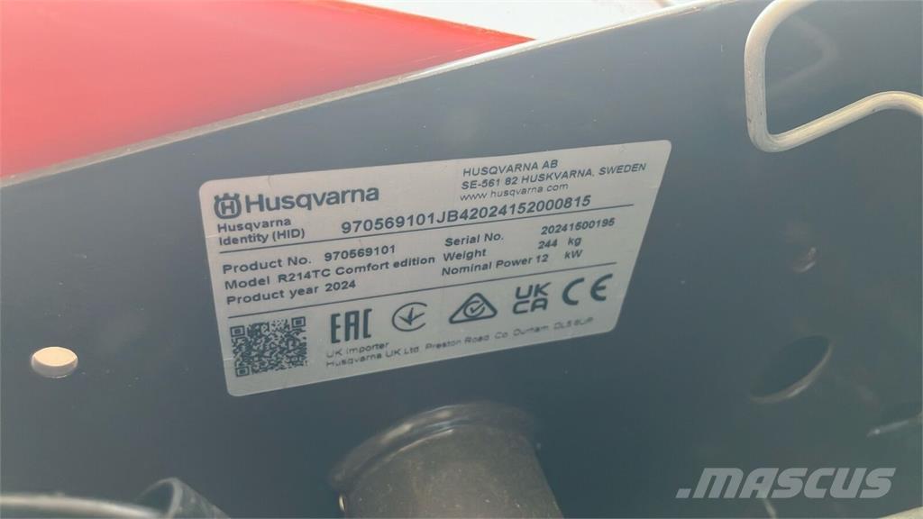 Husqvarna R 214TC Άλλα μηχανήματα φροντίδας εδάφους