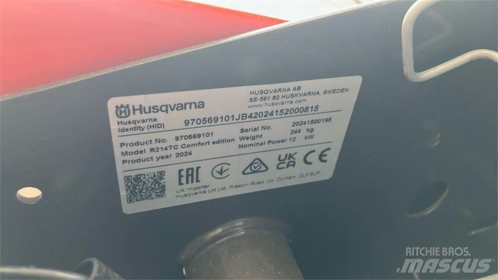 Husqvarna R 214TC Άλλα μηχανήματα φροντίδας εδάφους